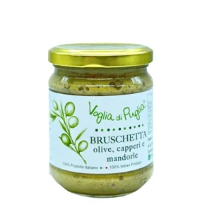 Bruschetta di Olive, Capperi e Mandorle – Voglia di Puglia 190 g